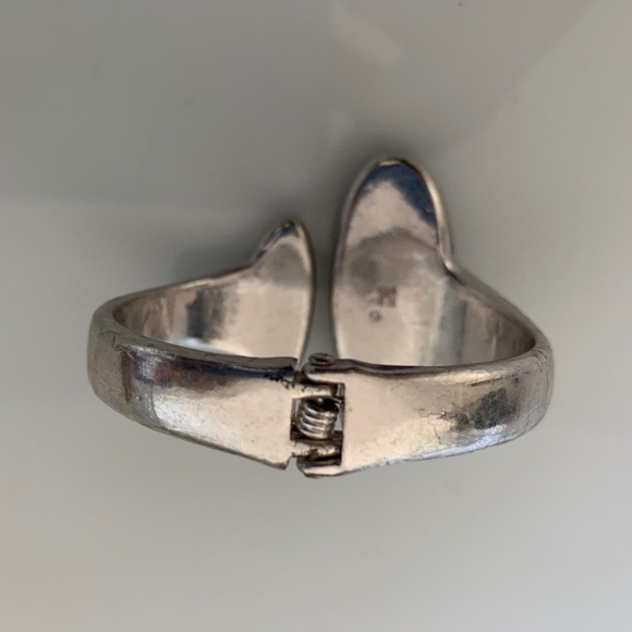 RLM Soho Robert Lee Morris Abalone Shell Hinged Cuff Bracelet - Picture 3 of 6